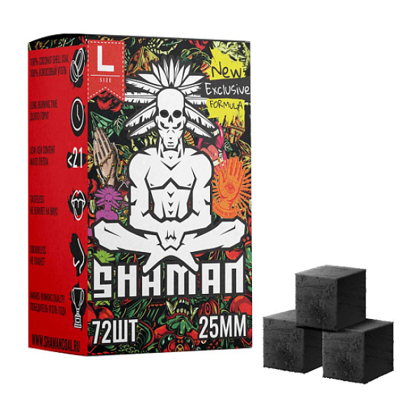 Кокосовый уголь Shaman 25мм в Норильске