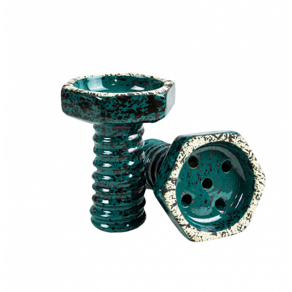 Чаша Thor Evil Screw Bowl Glaze Бирюза Сплошной в Норильске