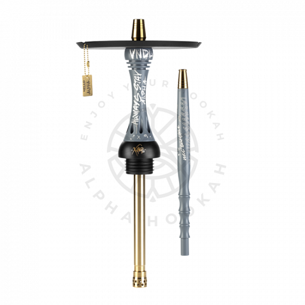 Кальян Alpha Hookah X VNDL Nardo Grey Серый (42 см) в Норильске