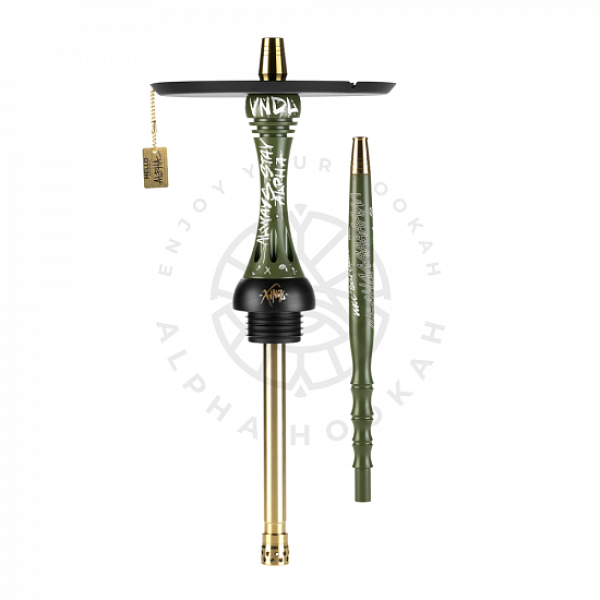 Кальян Alpha Hookah X VNDL Olive Зелёный (42 см) в Норильске