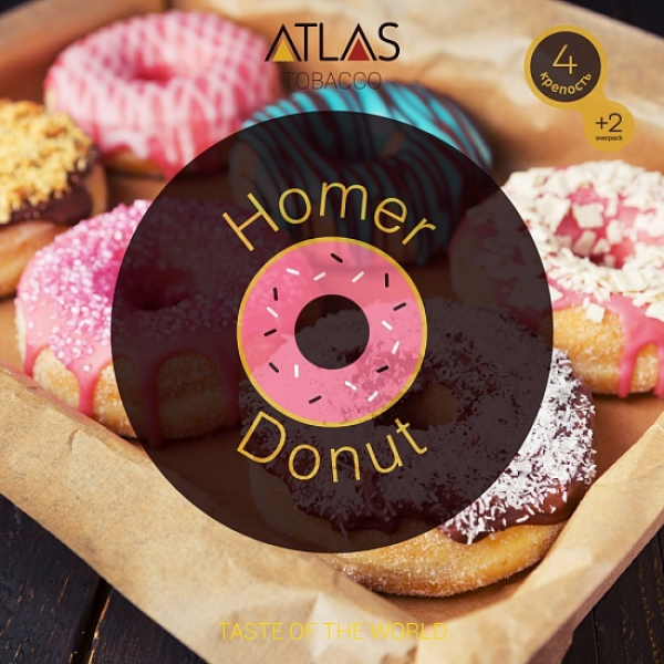 Табак Atlas Homer Donut 100гр в Норильске