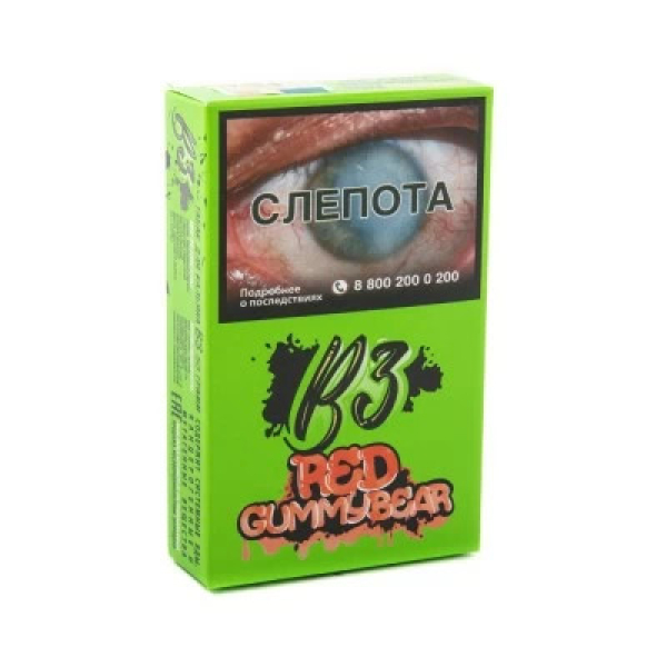 Табак B3 Red Gummy Bear (Красные Мишки Гамми) 50 гр в Норильске