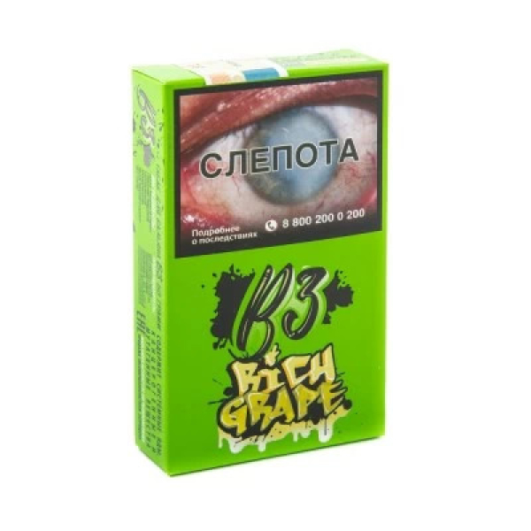 Табак B3 Rich Grape (Белый Виноград) 50 гр в Норильске