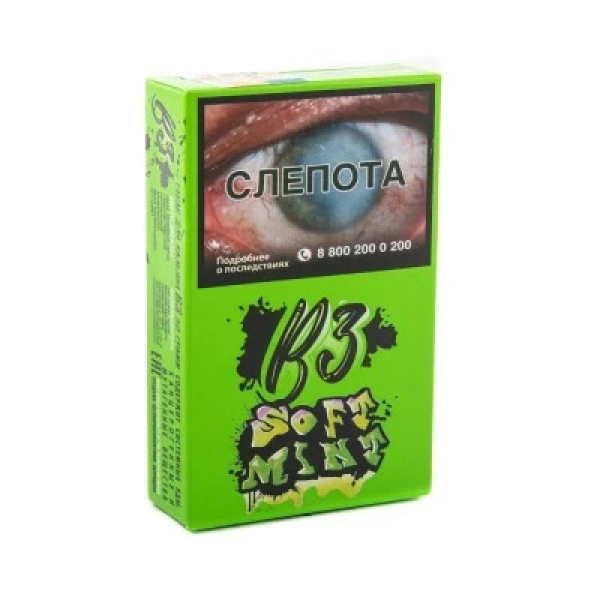 Табак B3 Soft Mint (Сладкая Мята) 50 гр в Норильске