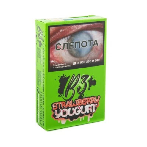 Табак B3 Strawberry Youghurt (Клубничный Йогурт) 50 гр в Норильске