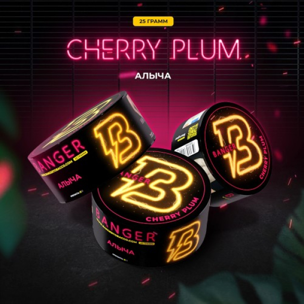 Табак Banger Cherry Plum (Алыча) 25 гр в Норильске