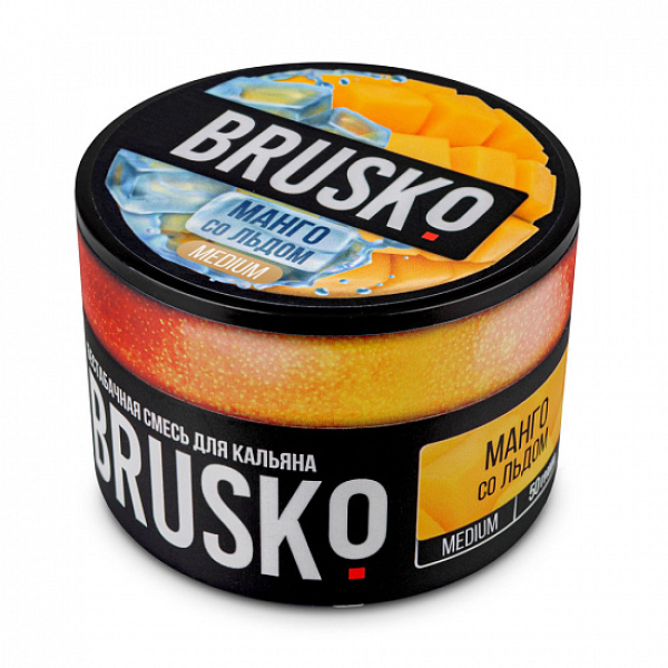 Смесь Brusko Medium Манго лед 50 грамм в Норильске
