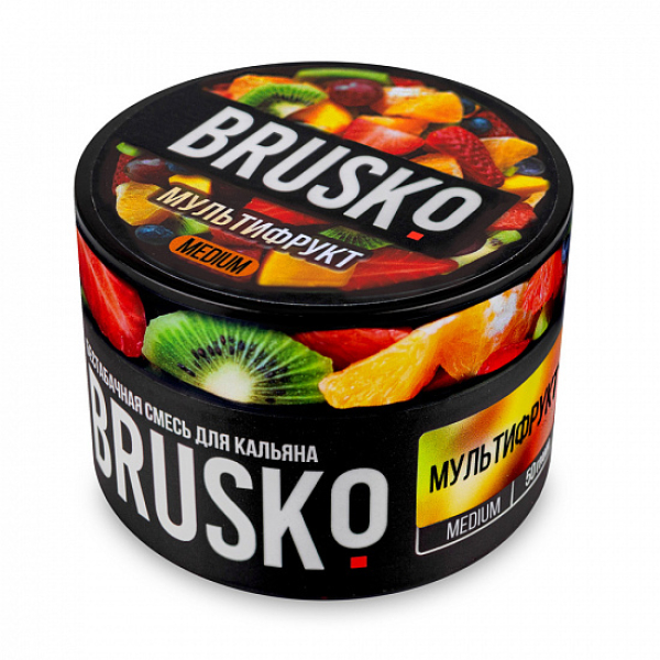 Смесь Brusko Medium Мультифрукт 50 грамм в Норильске