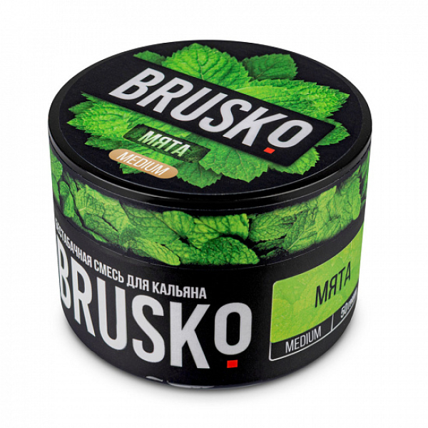 Смесь Brusko Medium Мята 50 грамм в Норильске