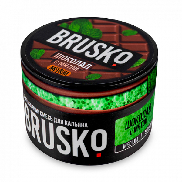 Смесь Brusko Medium Шоколад с мятой 50 грамм в Норильске