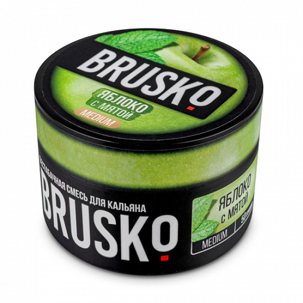 Смесь Brusko Medium Яблоко с мятой 50 грамм в Норильске