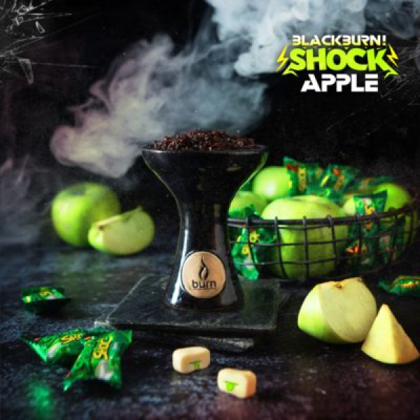 Табак Blackburn Apple Shock 100 грамм в Норильске