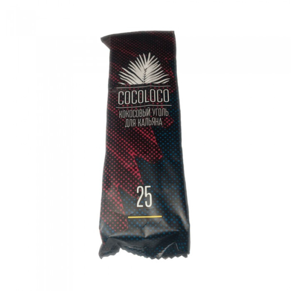 Кокосовый уголь Cocoloco 25мм - 12 шт. в Норильске