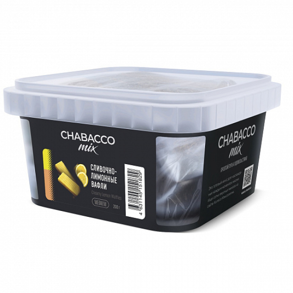 Смесь Chabacco mix Creamy Lemon Waffles (Сливочно-лимонные вафли) 200 гр в Норильске