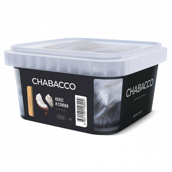 Смесь Chabacco Medium Creme De Coco (Кокос И Сливки) 200 гр в Норильске
