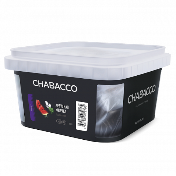 Смесь Chabacco Medium Watermelon Gum (Арбузная Жвачка) 200 гр в Норильске