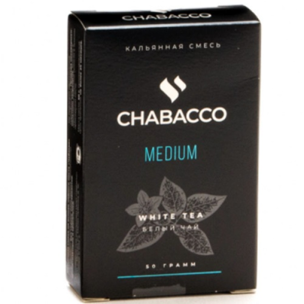 Смесь Chabacco Medium WHITE TEA (БЕЛЫЙ ЧАЙ) 50 гр в Норильске