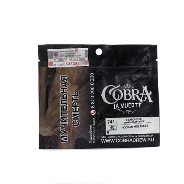 Табак Cobra La Muerte Lemon Pie 40 гр в Норильске