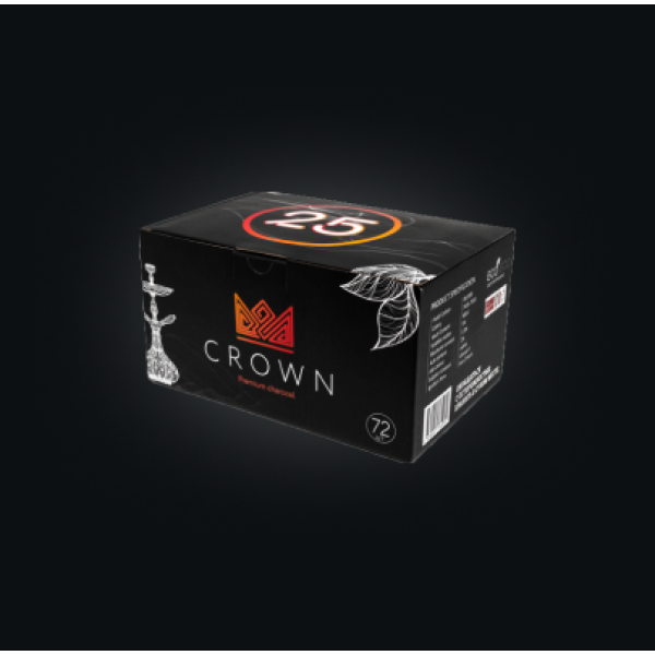 Уголь Crown 25 мм для кальяна (72 шт.) в Норильске