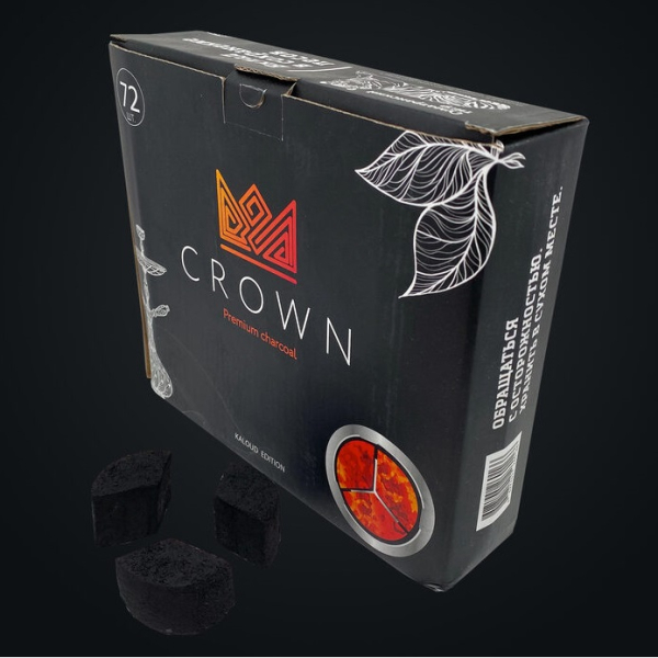Уголь Crown KALOUD edition для кальяна (72 шт.) в Норильске