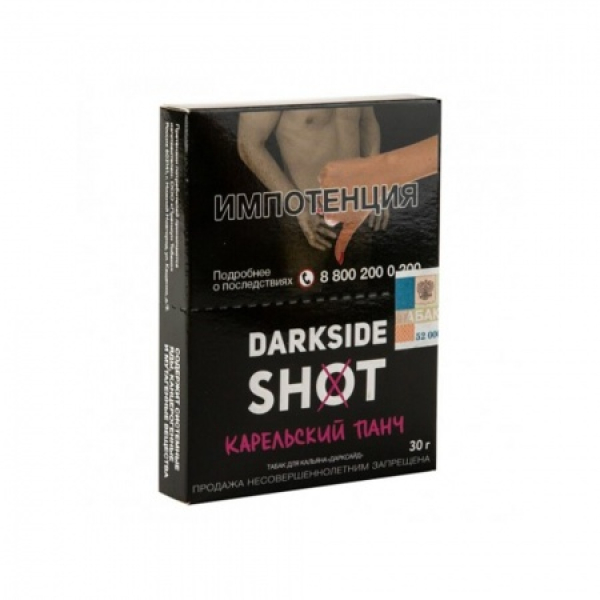 Табак Darkside SHOT Карельский Панч 30 гр в Норильске