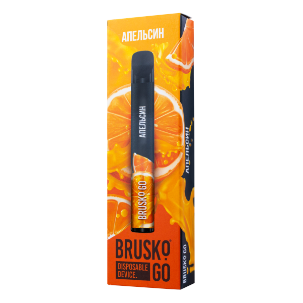 Одноразовая электронная сигарета Brusko Go Апельсин 800 затяжек в Норильске