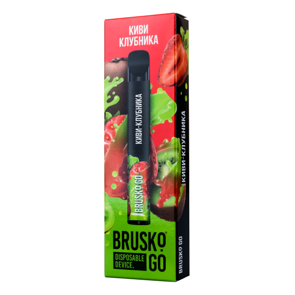 Одноразовая электронная сигарета Brusko Go Киви Клубника 800 затяжек в Норильске