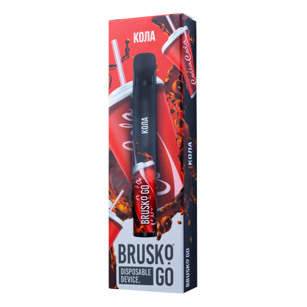 Одноразовая электронная сигарета Brusko Go Кола 800 затяжек в Норильске