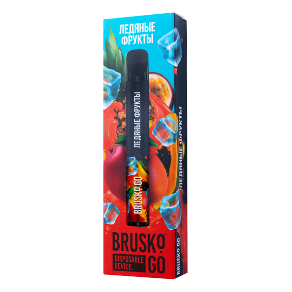 Одноразовая электронная сигарета Brusko Go Ледяные Фрукты 800 затяжек в Норильске