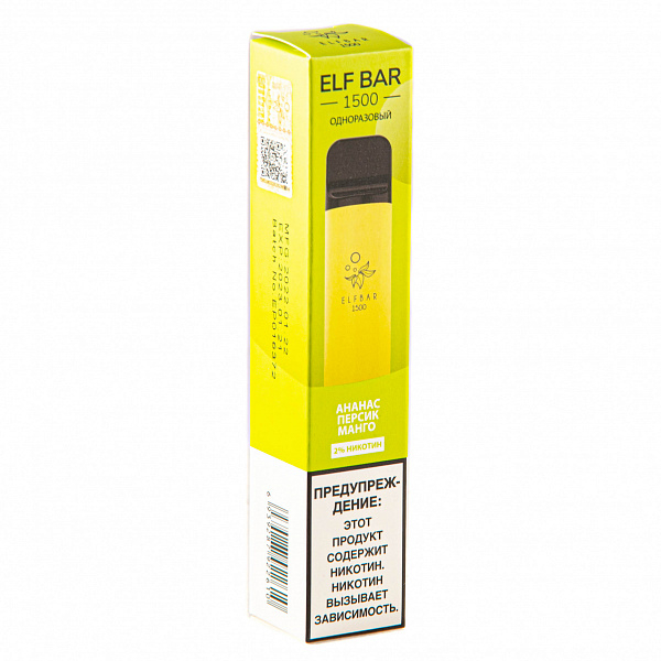 ELFBAR PINEAPPLE PEACH MANGO, 1500 тяг в Норильске