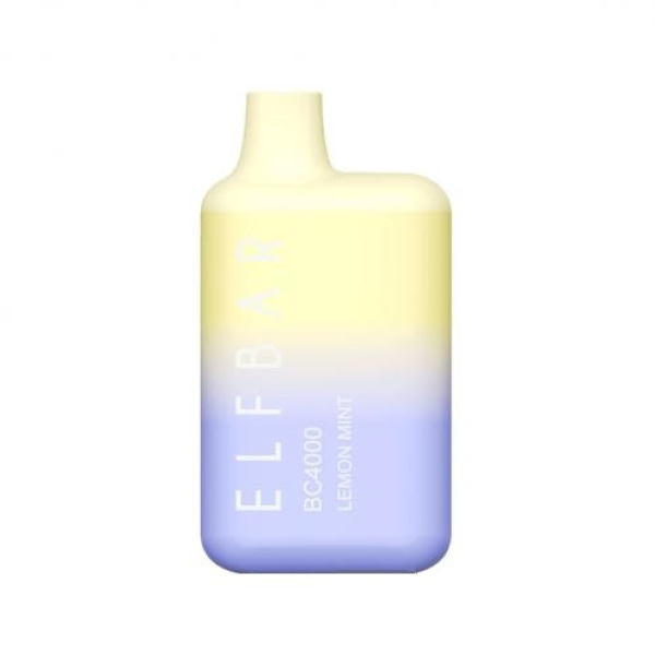 Elf Bar BC4000 Lemon Mint (Лимон с мятой), 4000 тяг в Норильске