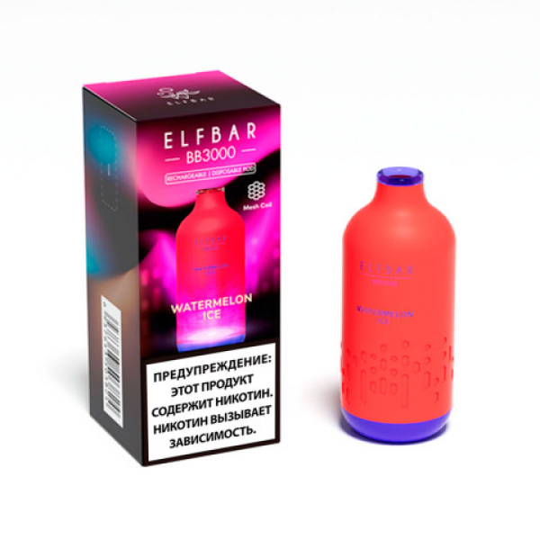 Elfbar BB3000 Арбузный лед, 3000 тяг в Норильске