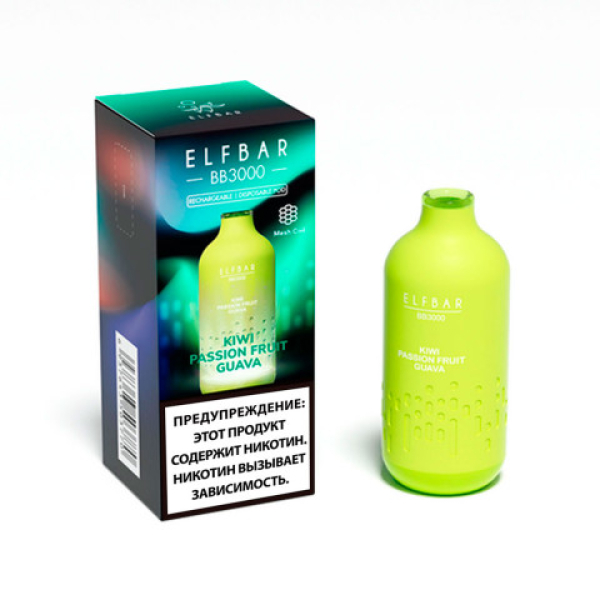 Elfbar BB3000 Киви маракуйя гуава, 3000 тяг в Норильске