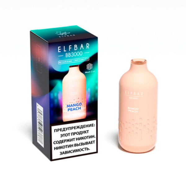 Elfbar BB3000 Манго персик, 3000 тяг в Норильске