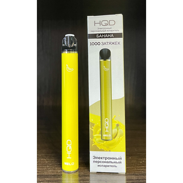 HQD melo banana (банан) 1000 затяжек в Норильске