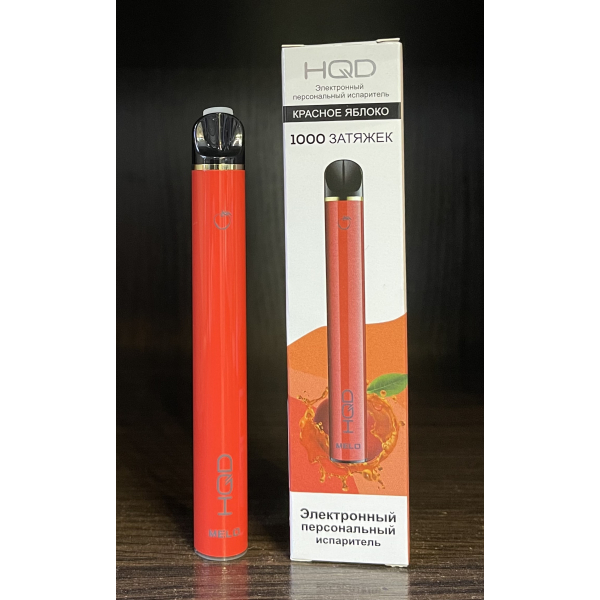HQD melo red apple (красное яблоко) 1000 затяжек в Норильске