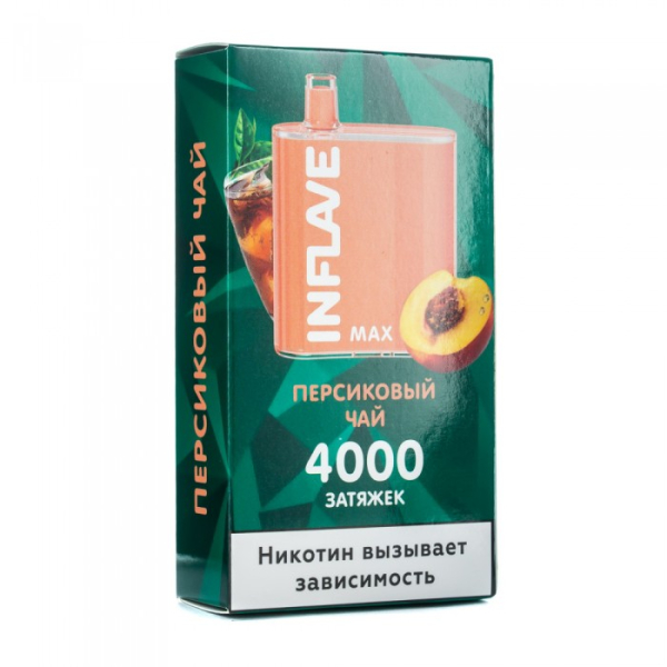 INFLAVE MAX Персиковый чай, 4000 тяг в Норильске