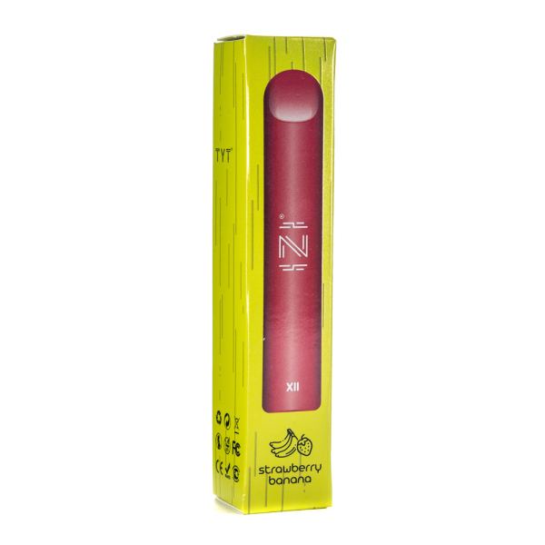Одноразовая электронная сигарета IZI X2 Strawberry Banana (Клубника Банан) 800 затяжек в Норильске