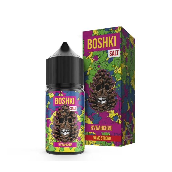 Жидкость BOSHKI Salt Кубанские (Виноград черника хвоя) (30 мл, 20 мг/мл) в Норильске
