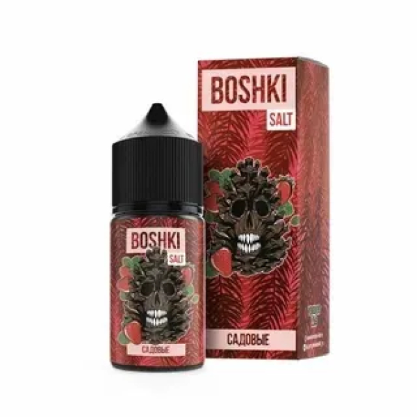 Жидкость BOSHKI Salt Садовые (клубника хвоя) (30 мл, 20 мг/мл) в Норильске