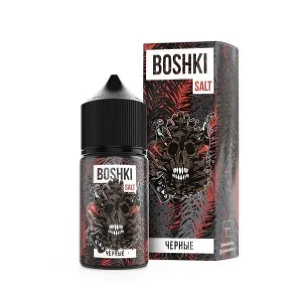 Жидкость BOSHKI Salt Черные (кола хвоя) (30 мл, 20 мг/мл) в Норильске