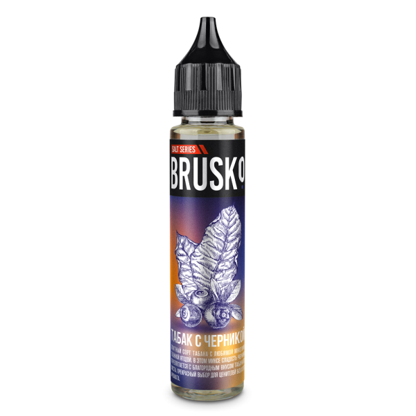 Жидкость Brusko Salt Табак С Черникой 30 мл в Норильске