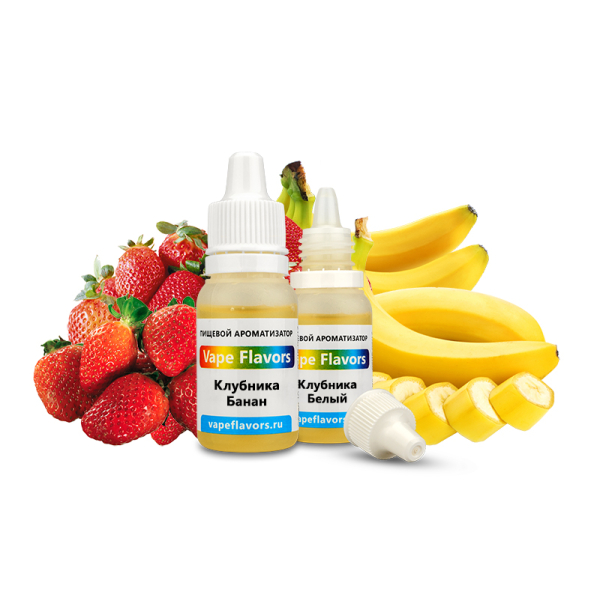 Ароматизатор Vape Flavors Клубника Банан 10мл в Норильске
