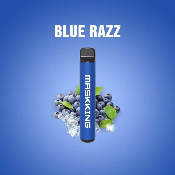 Одноразовая электронная сигарета Maskking High Pro Blue Razz (Черничный Рай) 1000 затяжек в Норильске