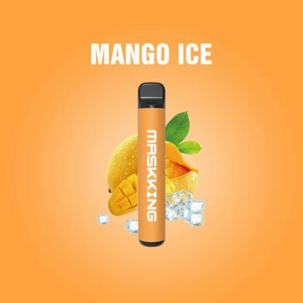 Одноразовая электронная сигарета Maskking High Pro Mango Ice (Манговый Лёд) 1000 затяжек в Норильске
