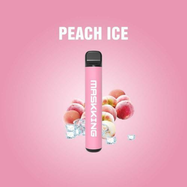 Одноразовая электронная сигарета Maskking High Pro Peach Ice (Персиковый Рай) 1000 затяжек в Норильске