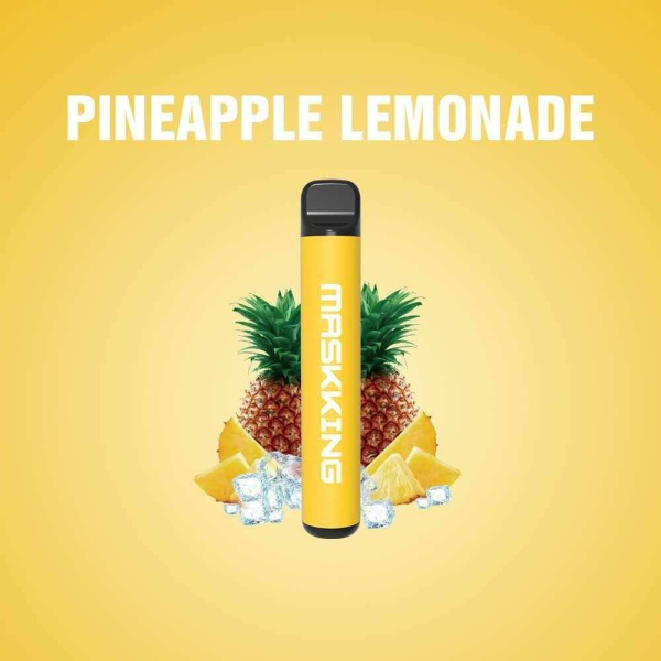 Одноразовая электронная сигарета Maskking High Pro Pineapple Lemonade (Ананасовый Лёд) 1000 затяжек в Норильске