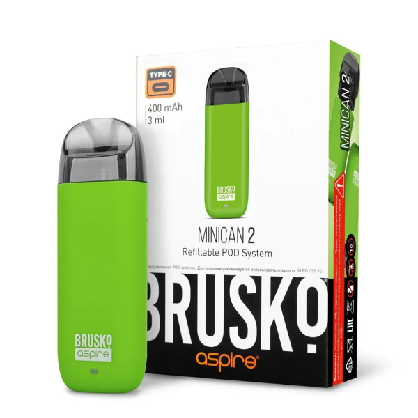 Brusko MINICAN 2 (400 мАч, Зеленый) в Норильске