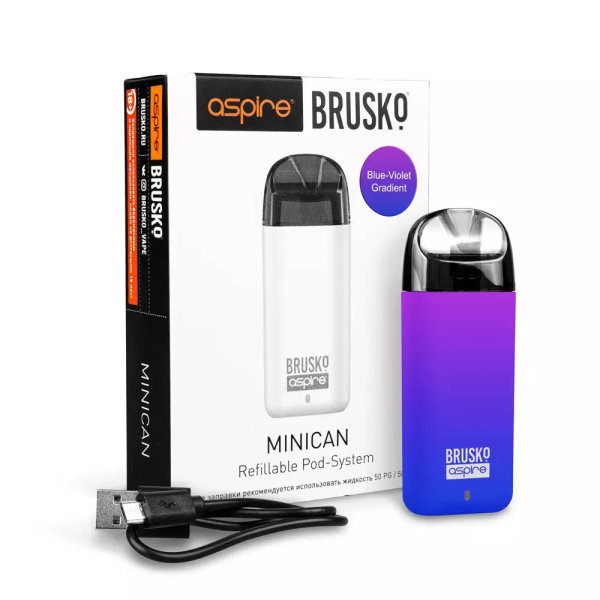 Brusko MINICAN (350 мАч, Синий,фиолетовый) в Норильске