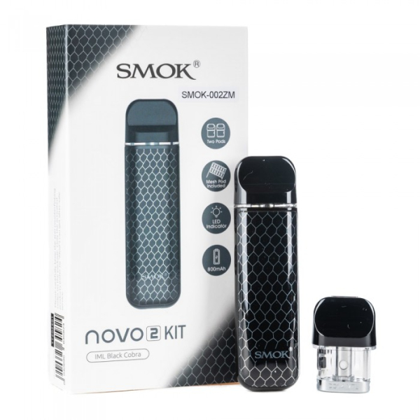POD-система SMOK Novo 2 Pod 800 mAh Black Carbon в Норильске